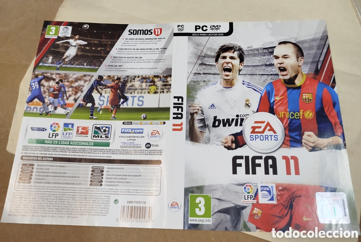 Videojuegos y consolas: Fifa 11. PC. SOLO CAR&Aacute;TULA - Foto 1