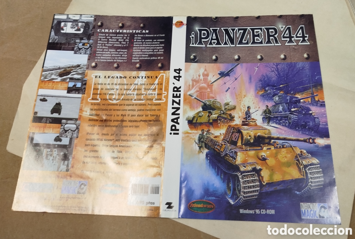 Videojuegos y consolas: iPanzer 44. PC. SOLO CAR&Aacute;TULA - Foto 1