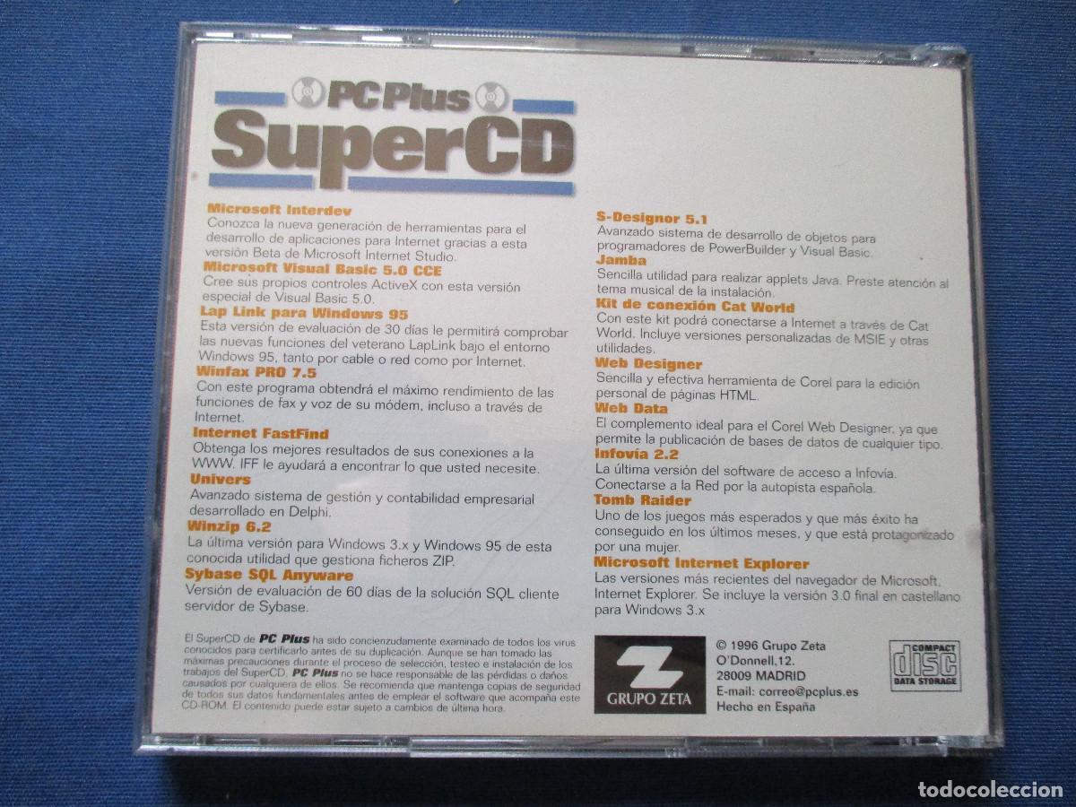 Videojuegos y consolas: PC CD-ROM / PC PLUS SUPERCD 4 NUEVA INTERFAZ - Foto 2