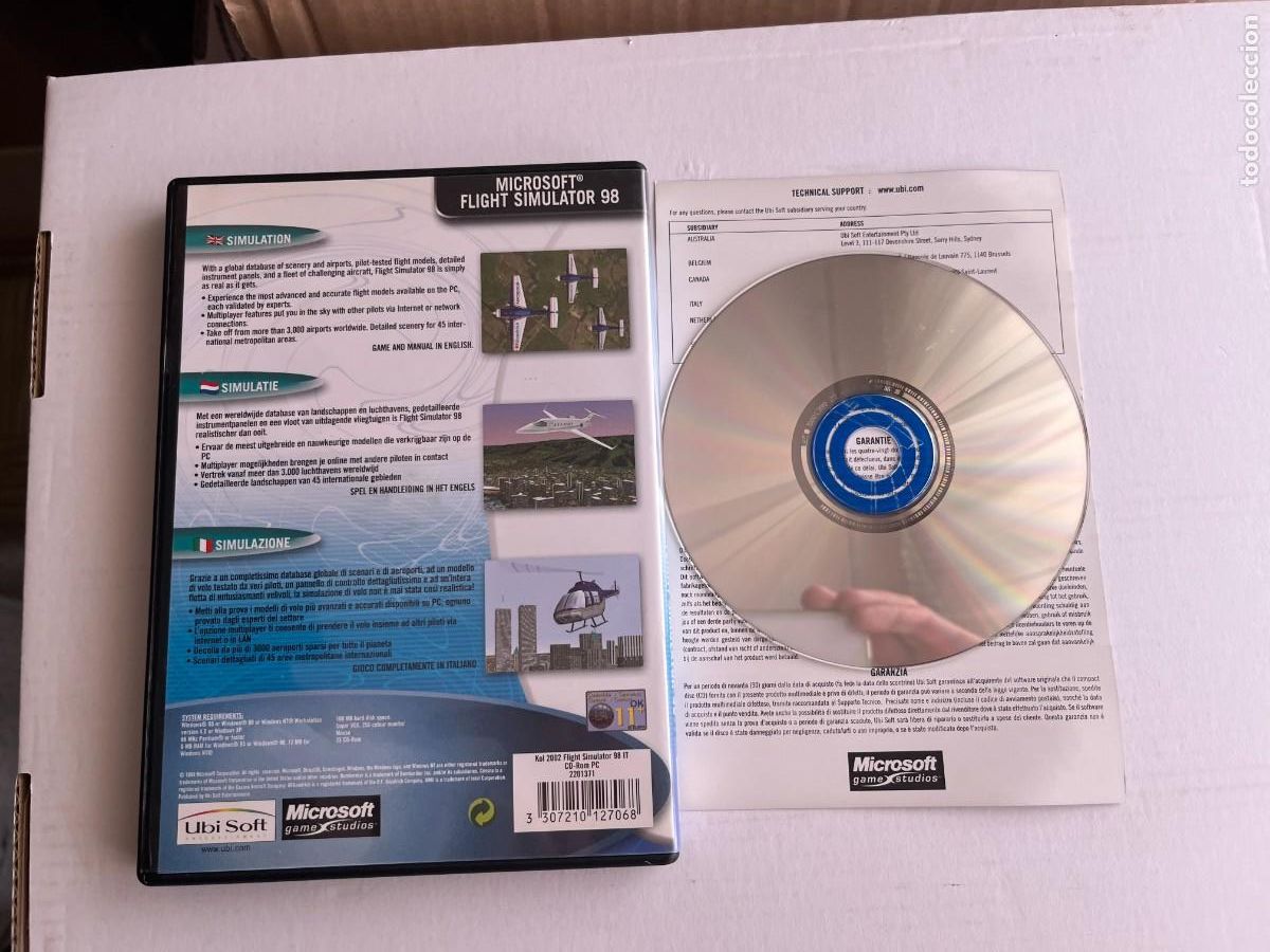 Videojuegos y consolas: MICROSOFT FLIGHT SIMULATOR 98 - PC ROM KREATEN - Foto 2