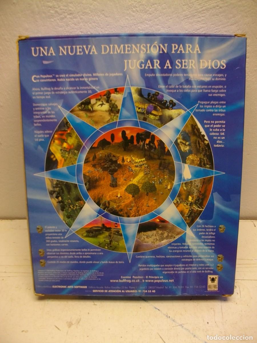 Videojuegos y consolas: POPULUS EL PRINCIPIO JUEGO PC CAJA GRANDE - Foto 2