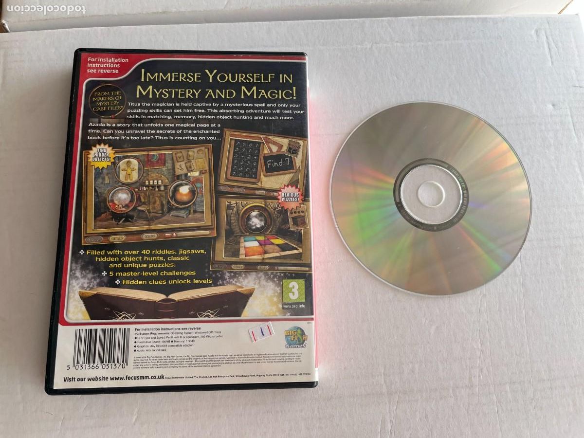 Videojuegos y consolas: AZADA - PC CD ROM KREATEN - Foto 2