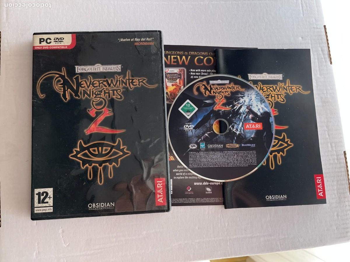 Videojuegos y consolas: NEVE WINTER NIGHTS 2 FORGOTTEN REALMS - PC DVD - Foto 1