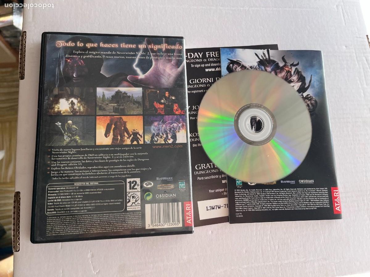 Videojuegos y consolas: NEVE WINTER NIGHTS 2 FORGOTTEN REALMS - PC DVD - Foto 2