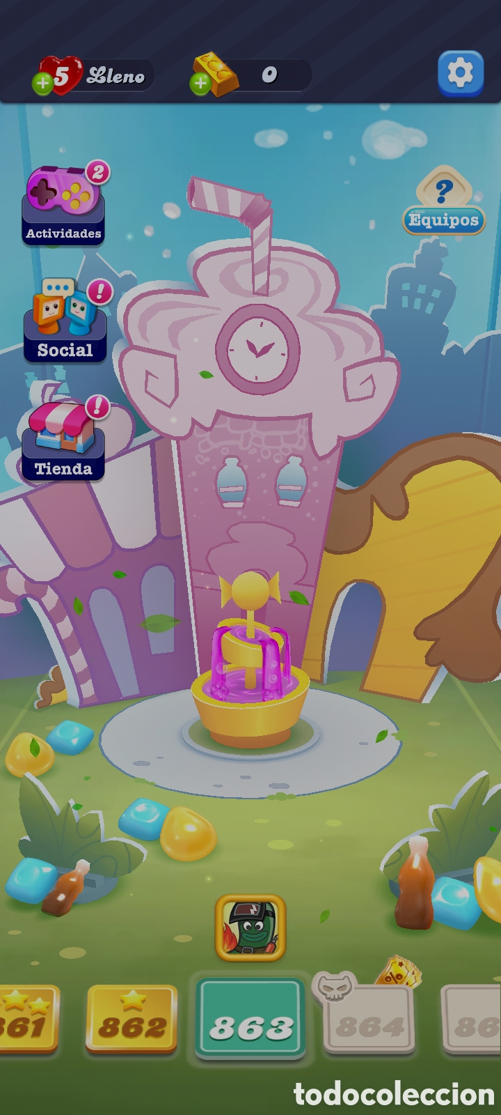 Videojuegos y consolas: Cuenta Candy Crush Soda para Android Nivel 863 - Foto 2