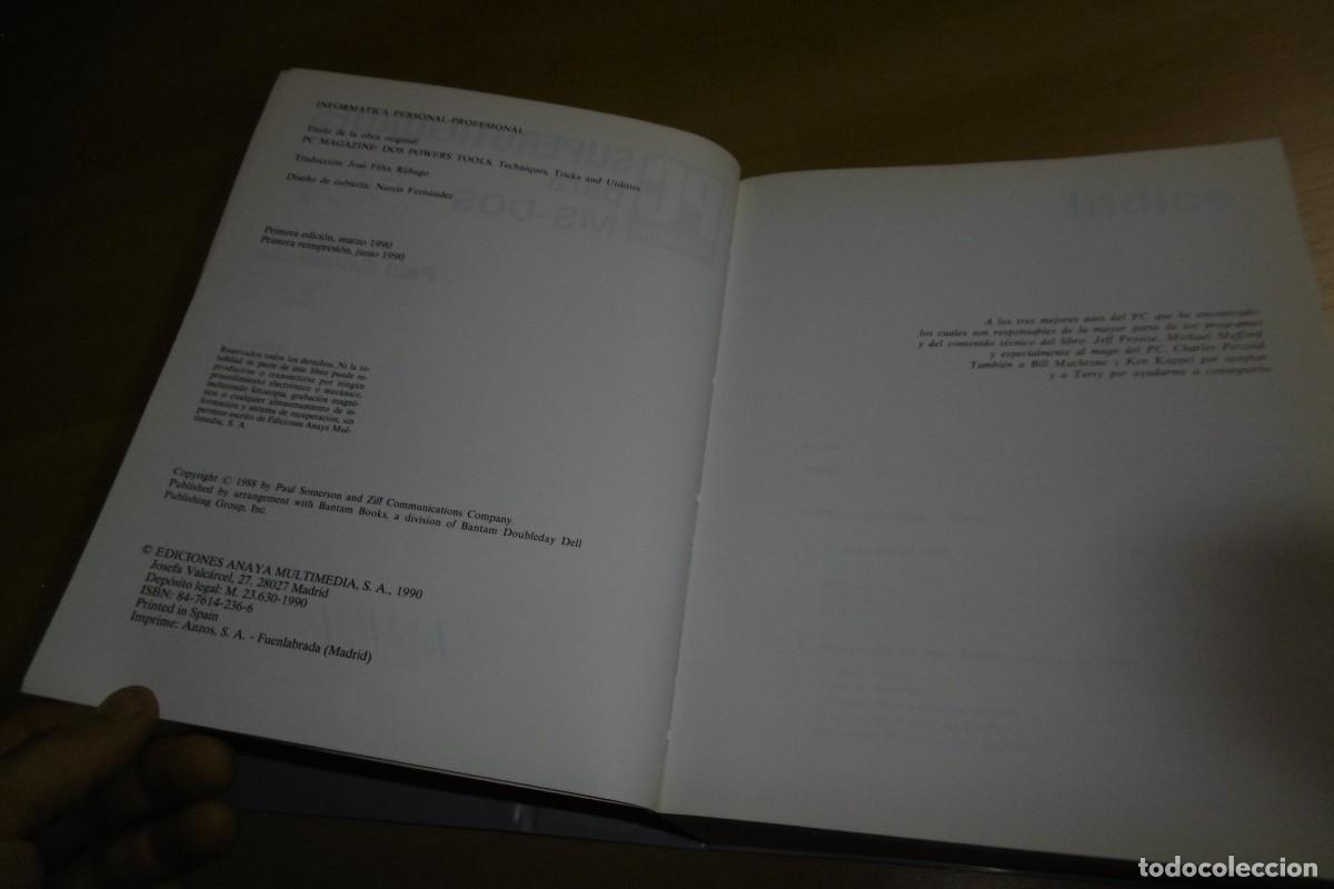 Videojuegos y consolas: LIBRO SUPERUTILIDADES PARA MS-DOS. ENORME!!! PC MAGAZINE - Foto 7