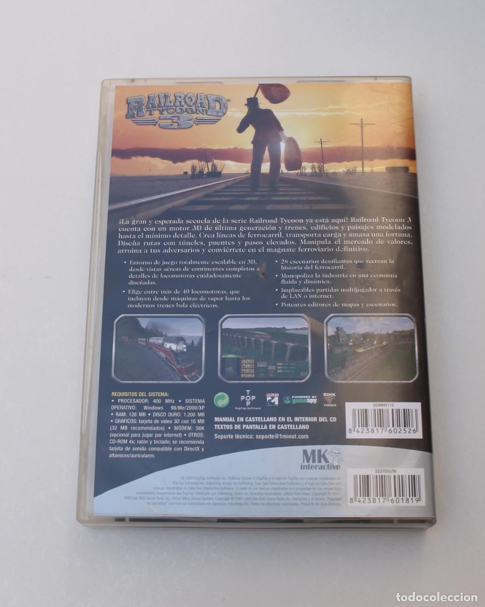 Videojuegos y consolas: JUEGO PARA PC - RAILROAD TYCOON 3 - Foto 3