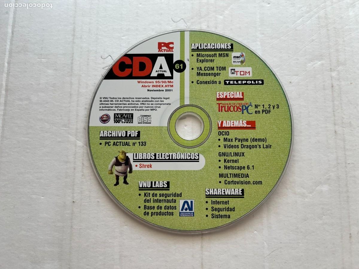 Videojuegos y consolas: CD ACTUAL 51 - PC CD KREATEN - Foto 1