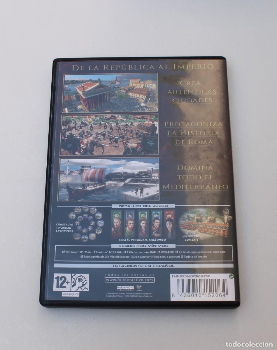 Videojuegos y consolas: JUEGO PARA PC IMPERIUM CIVITAS III - Foto 3