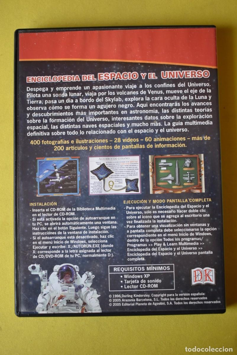 Videojuegos y consolas: CD-ROM. PC. Enciclopedia del espacio y el universo. DK - Foto 3
