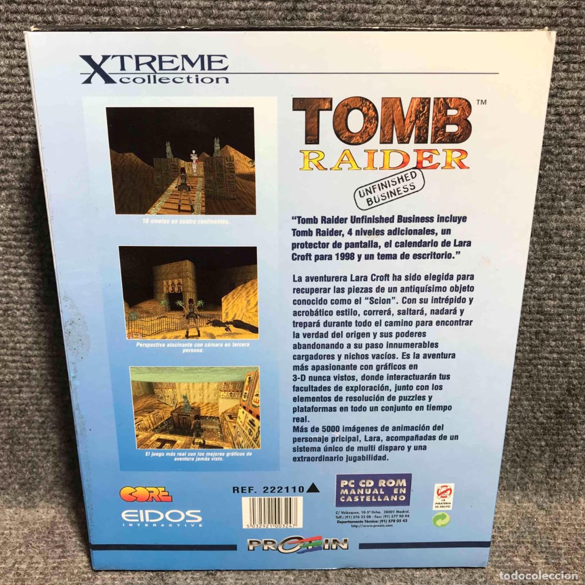 Videojuegos y consolas: TOMB RAIDER UNFINISHED BUSINESS PC - Foto 3