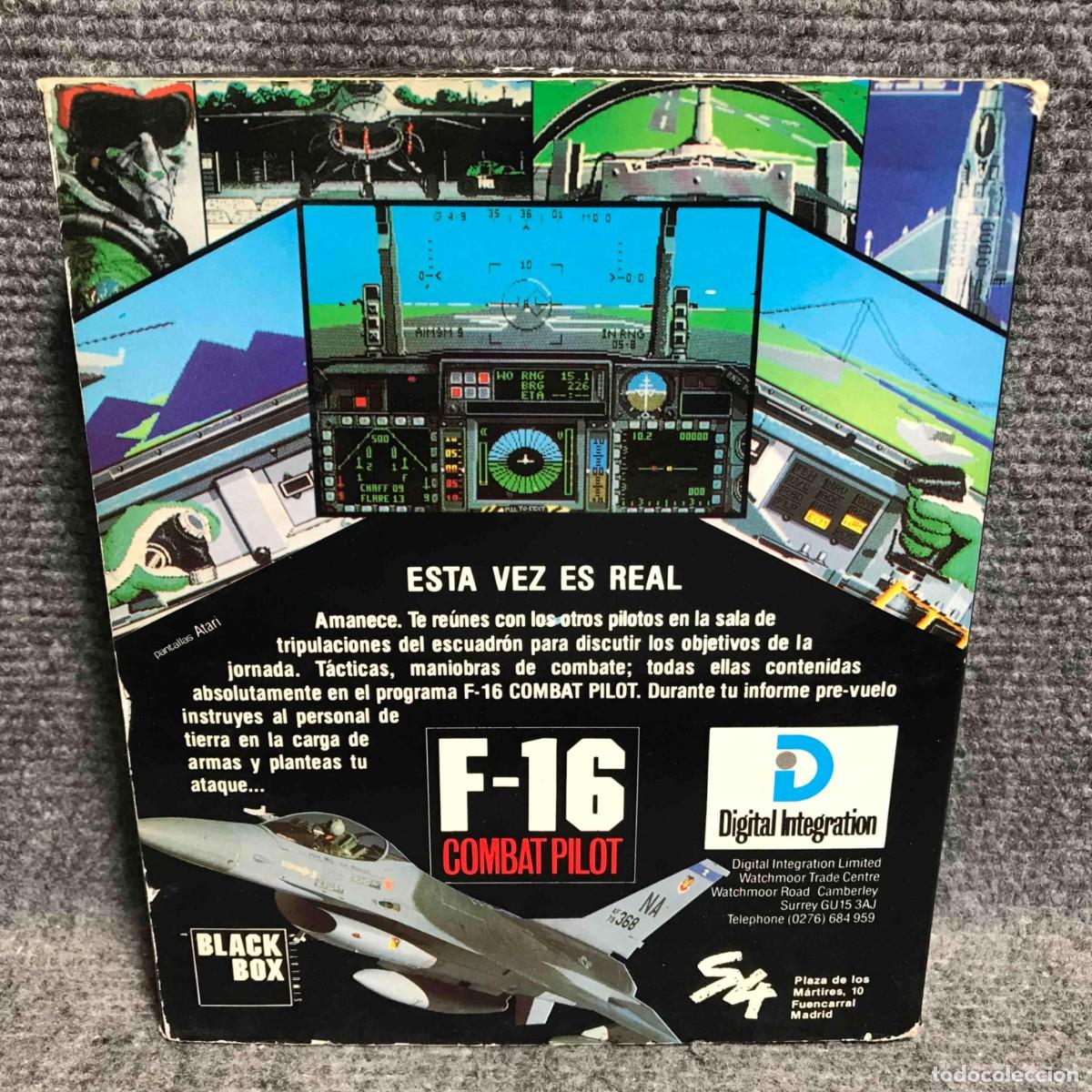 Videojuegos y consolas: F16 COMBAT PILOT PC EIDOS - Foto 2