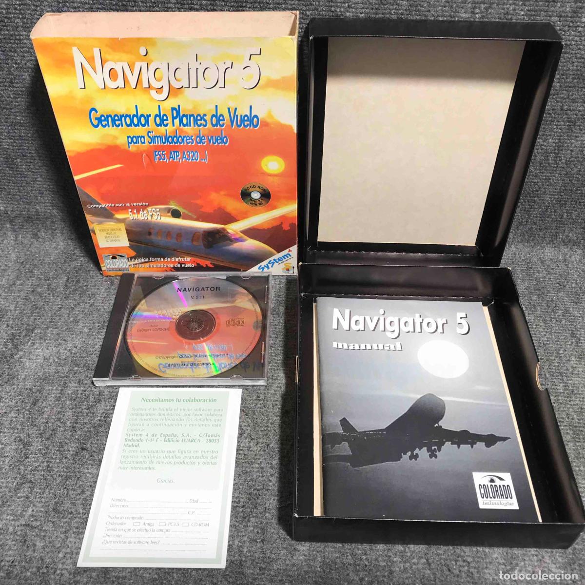 Videojuegos y consolas: FLIGHT SIMULATOR NAVIGATOR 5 PC - Foto 1
