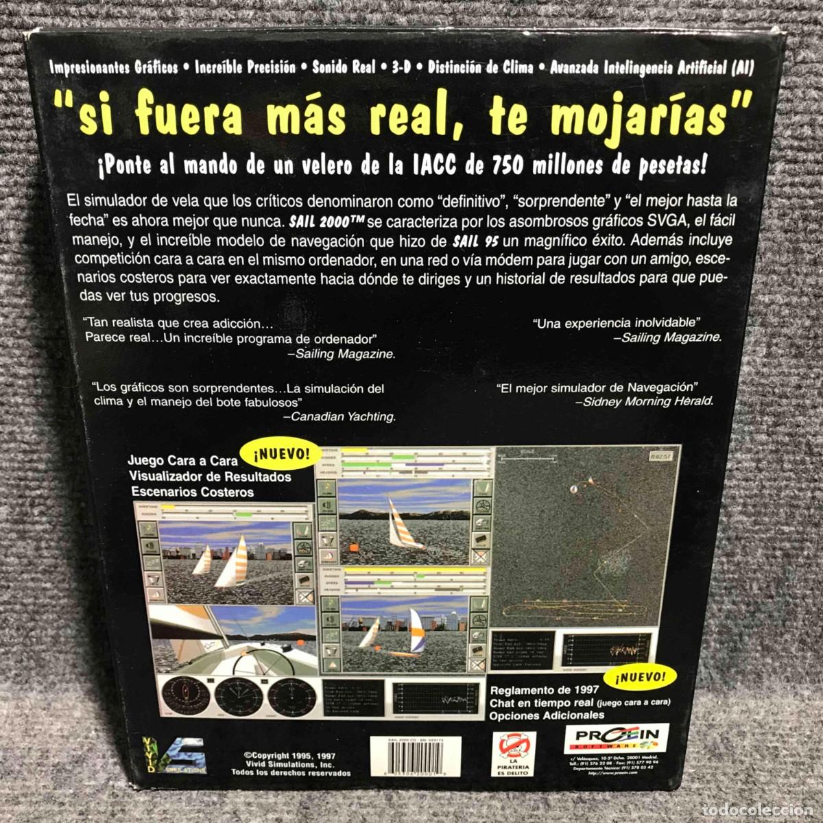 Videojuegos y consolas: SAIL 2000 YATCH RACING SIMULATOR PC - Foto 2