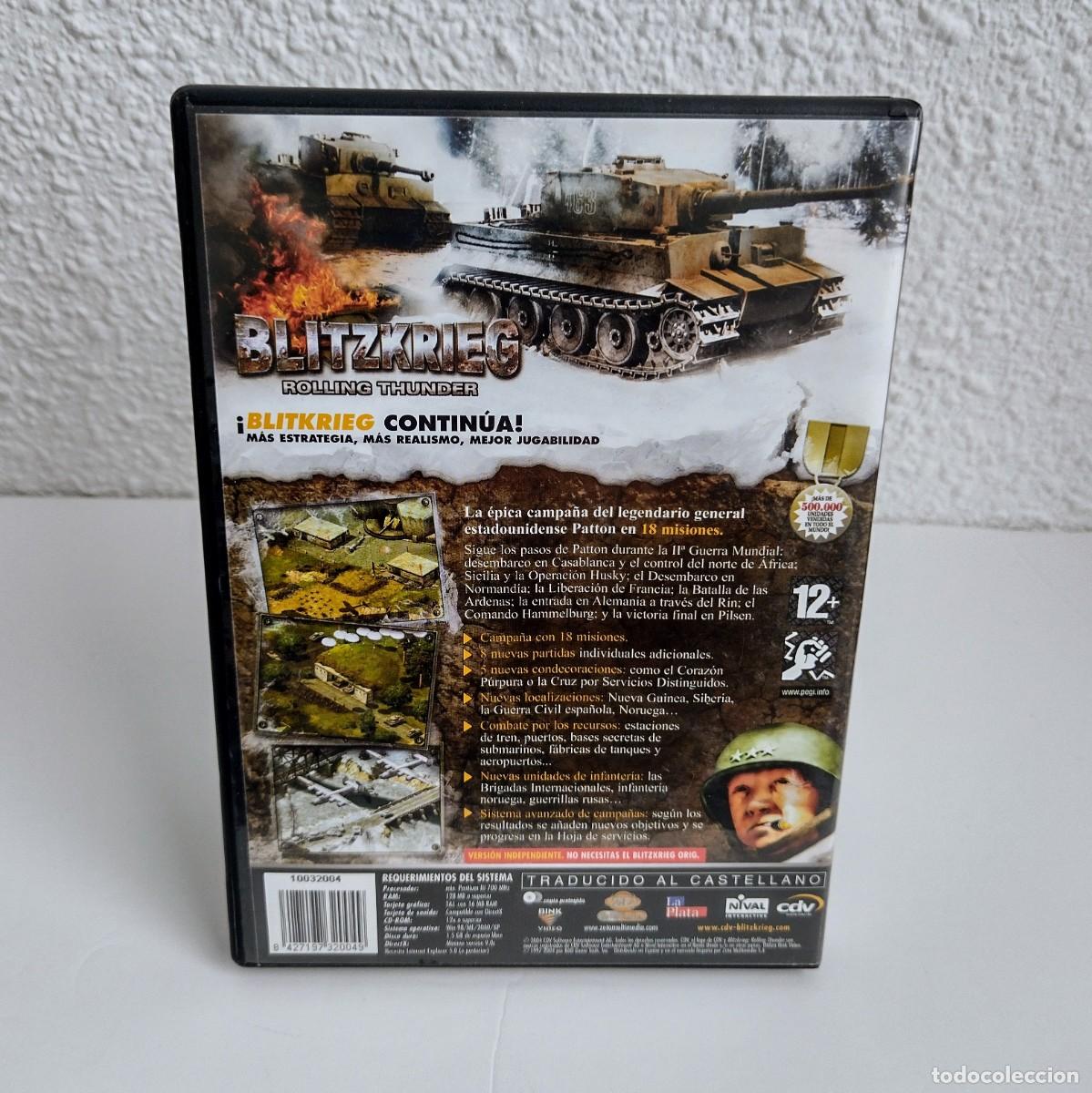 Videojuegos y consolas: Blitzkrieg: Rolling Thunder PC CD-Rom 2 Discos Perfecto Estado Cero Rayones - Foto 3