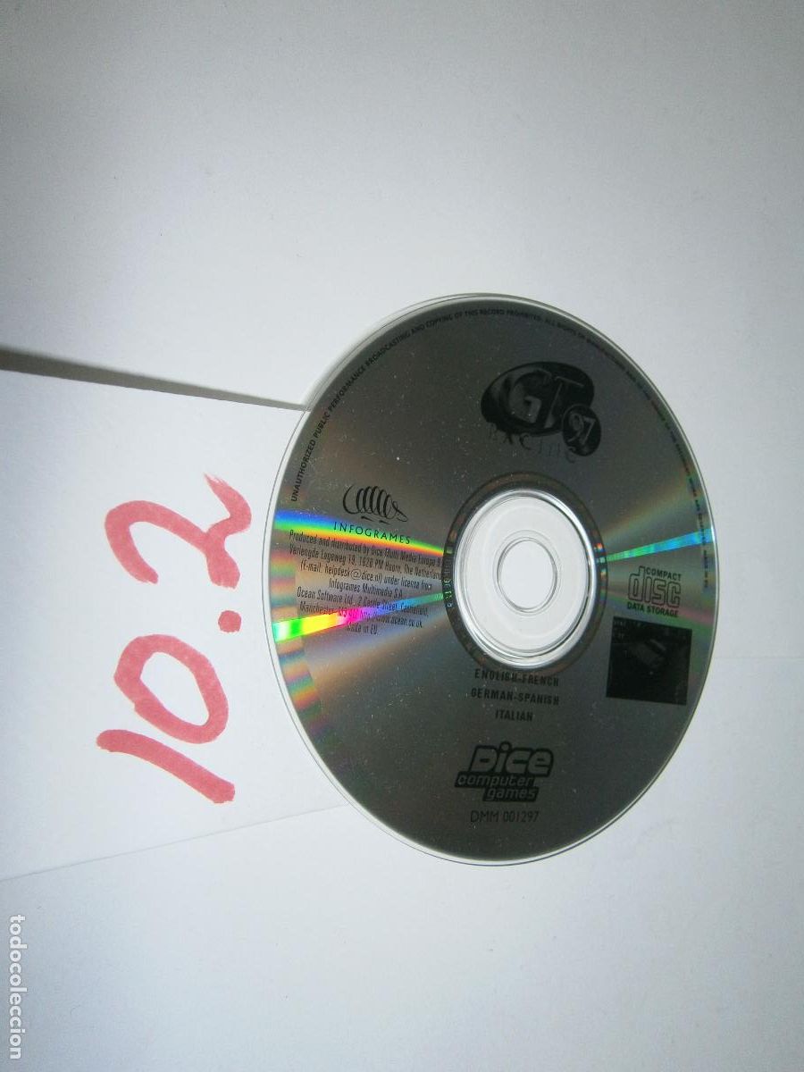 Videojuegos y consolas: ANTIGUO JUEGO PARA PC - GT 97 - Foto 1