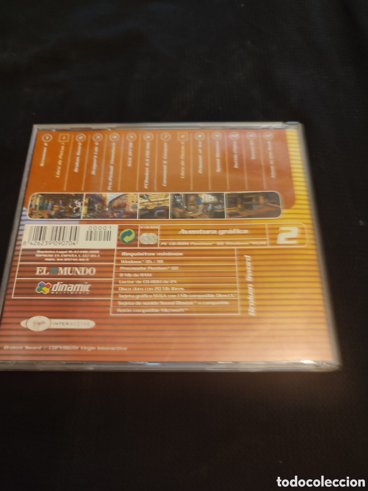 Videojuegos y consolas: Colecci&oacute;n videojuegos 99 pc Broken sword - Foto 2