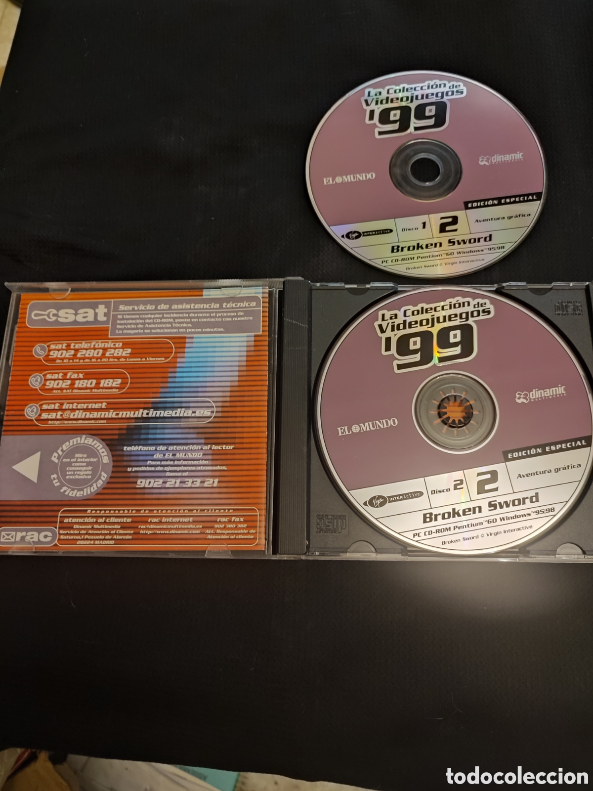 Videojuegos y consolas: Colecci&oacute;n videojuegos 99 pc Broken sword - Foto 3
