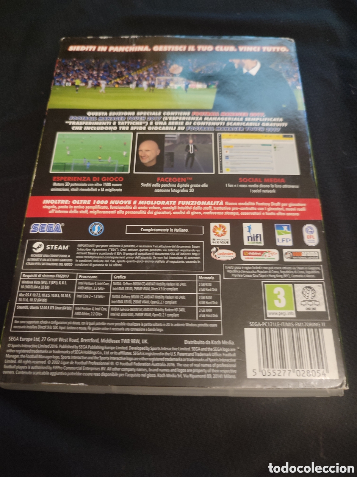Videojuegos y consolas: Football Manager 2017. Sega. Pc - Foto 2