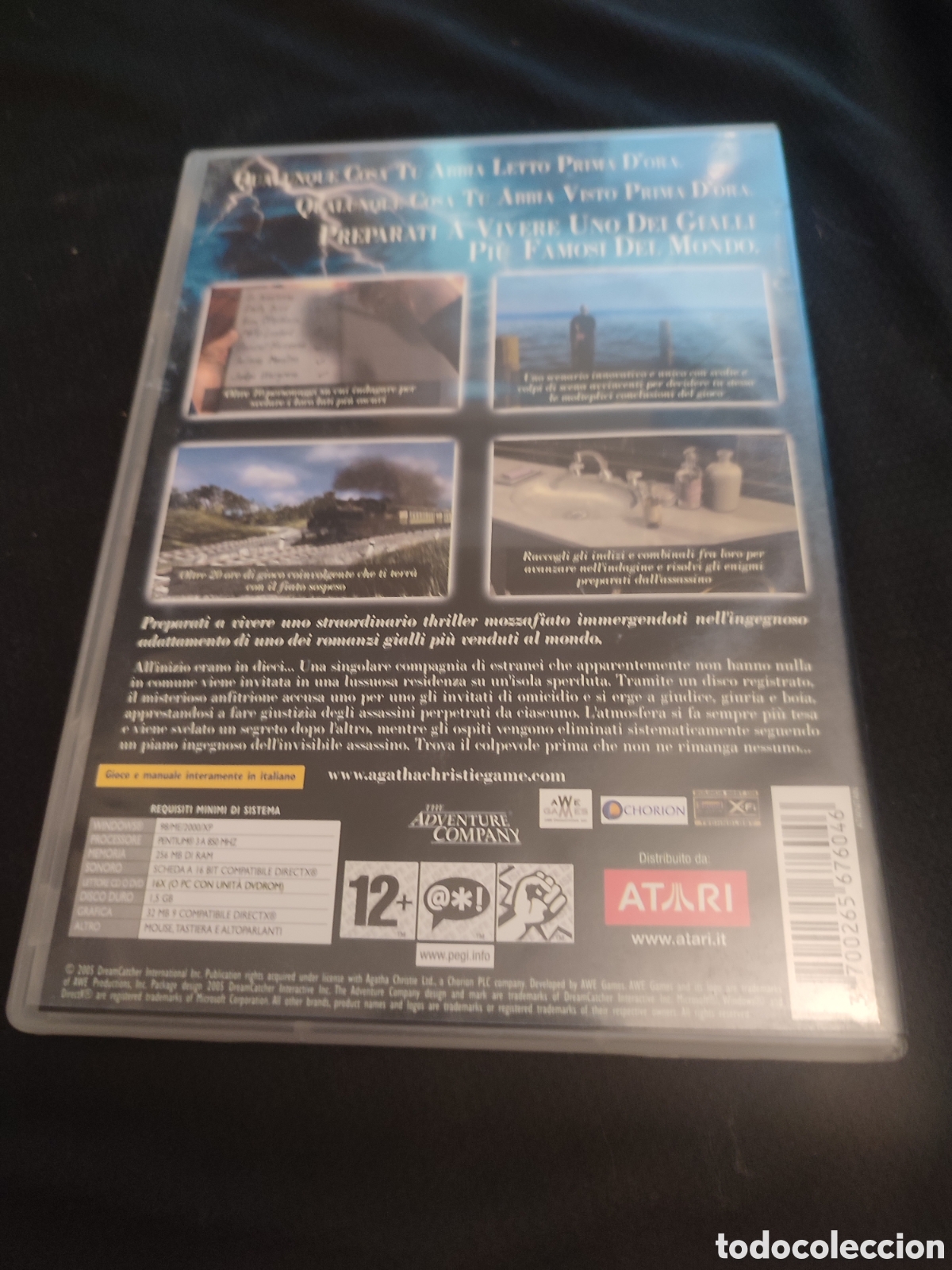 Videojuegos y consolas: Agatha Christie. Italiano . Pc - Foto 2