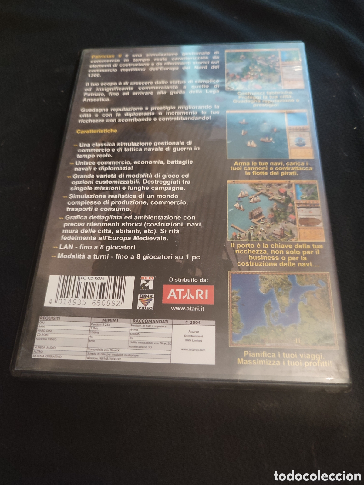 Videojuegos y consolas: Patrician II 2. Atari. Italiano. Pc - Foto 2