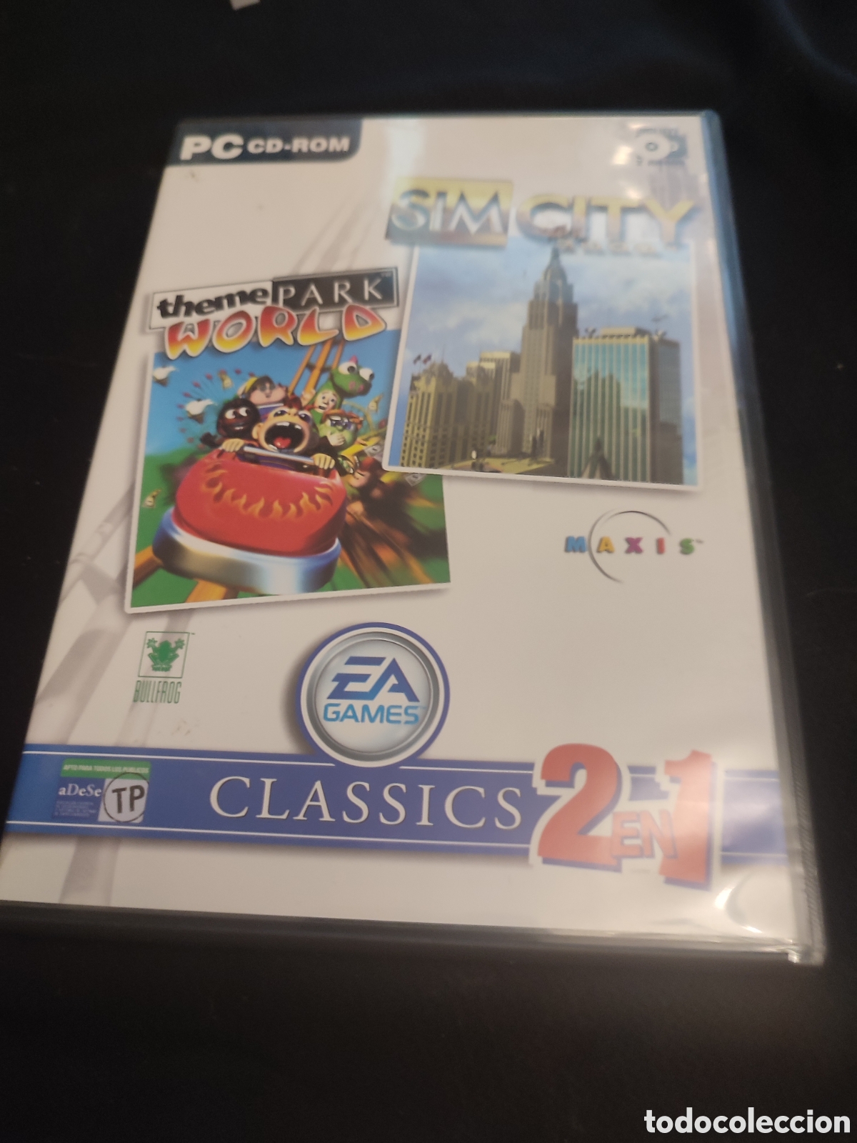 Videojuegos y consolas: Theme park world. Sim city. Ea games. Pc - Foto 1