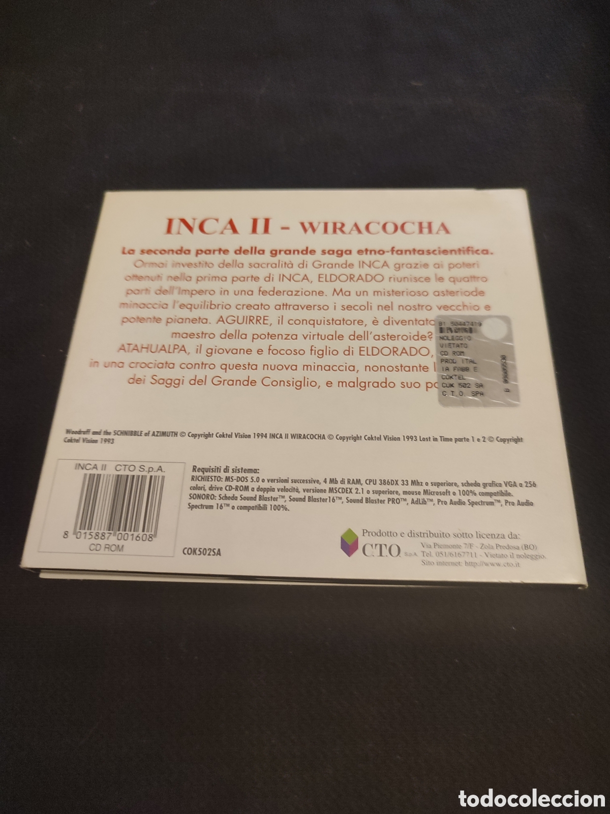 Videojuegos y consolas: Inca II 2. Viracocha . Italiano. Pc - Foto 2