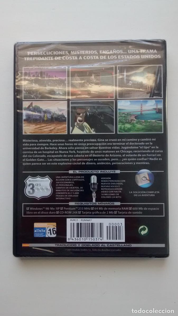 Videojuegos y consolas: Runaway - pc (precintado) - Foto 2