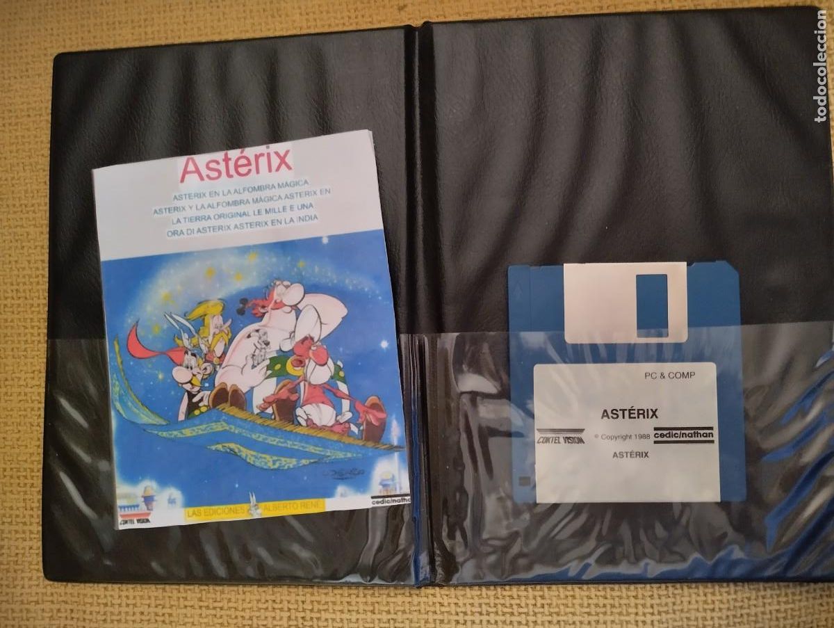Videojuegos y consolas: Juego IBM PC 3 1/2 Ast&eacute;rix en la India - Foto 1