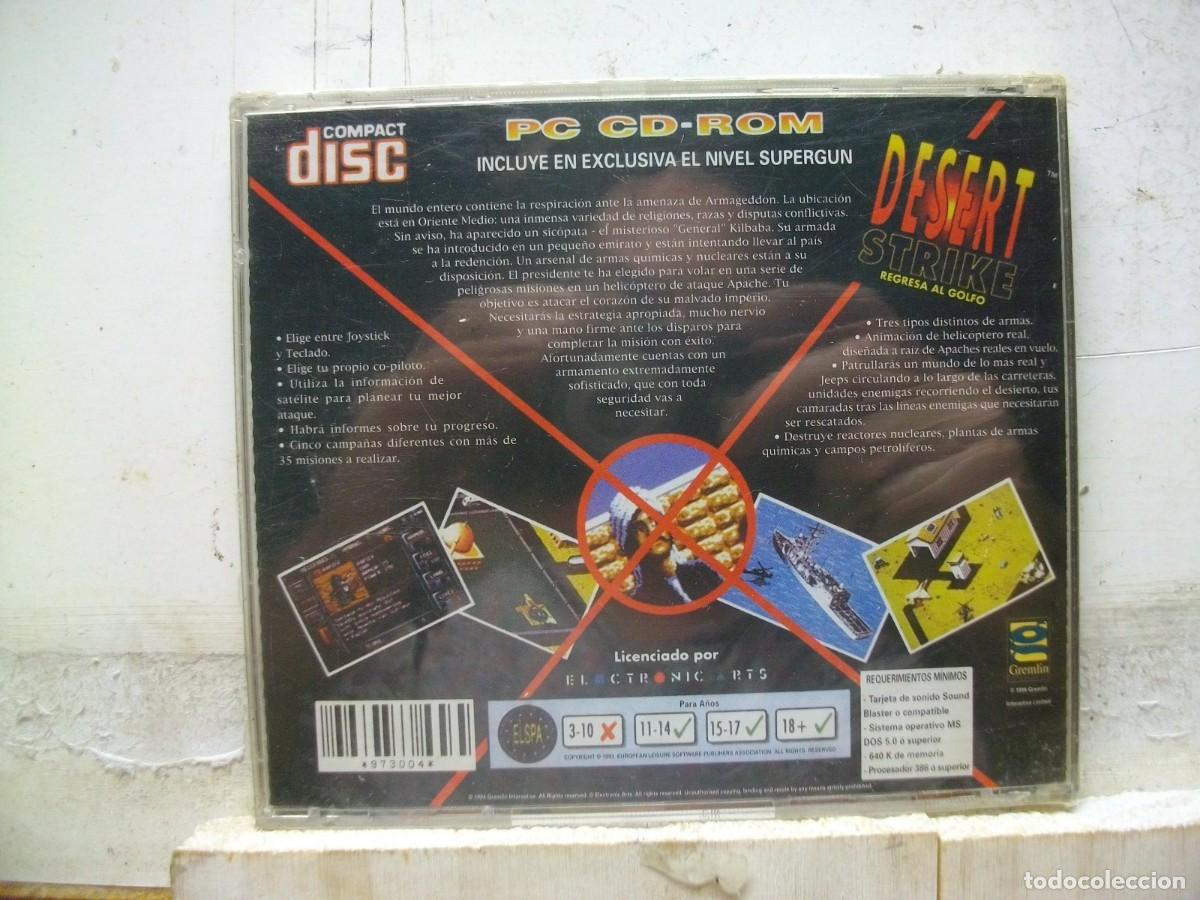 Videojuegos y consolas: Desert Strike JUEGO PC NUEVO PRECINTADO - Foto 2