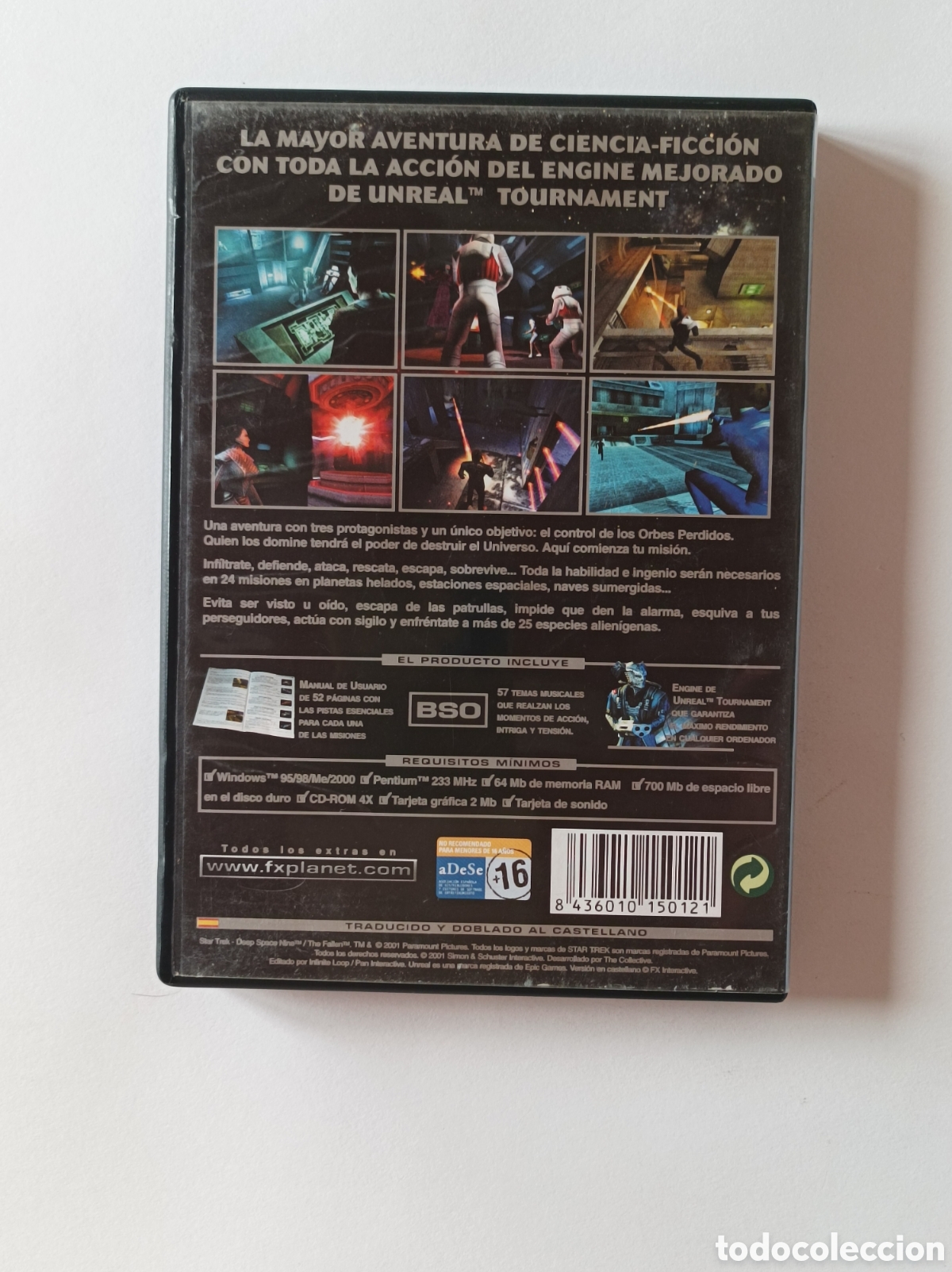 Videojuegos y consolas: THE FALLEN. START TREK. FX INTERACTIVE. JUEGO PC ORDENADOR. - Foto 2