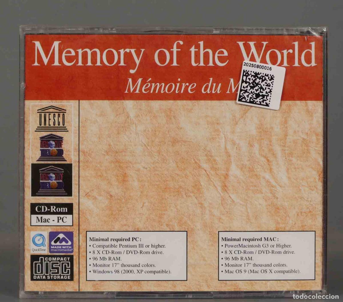 Videojuegos y consolas: PC CD-ROM. MEMORY OF THE WORLD. PRECINTADO - Foto 2
