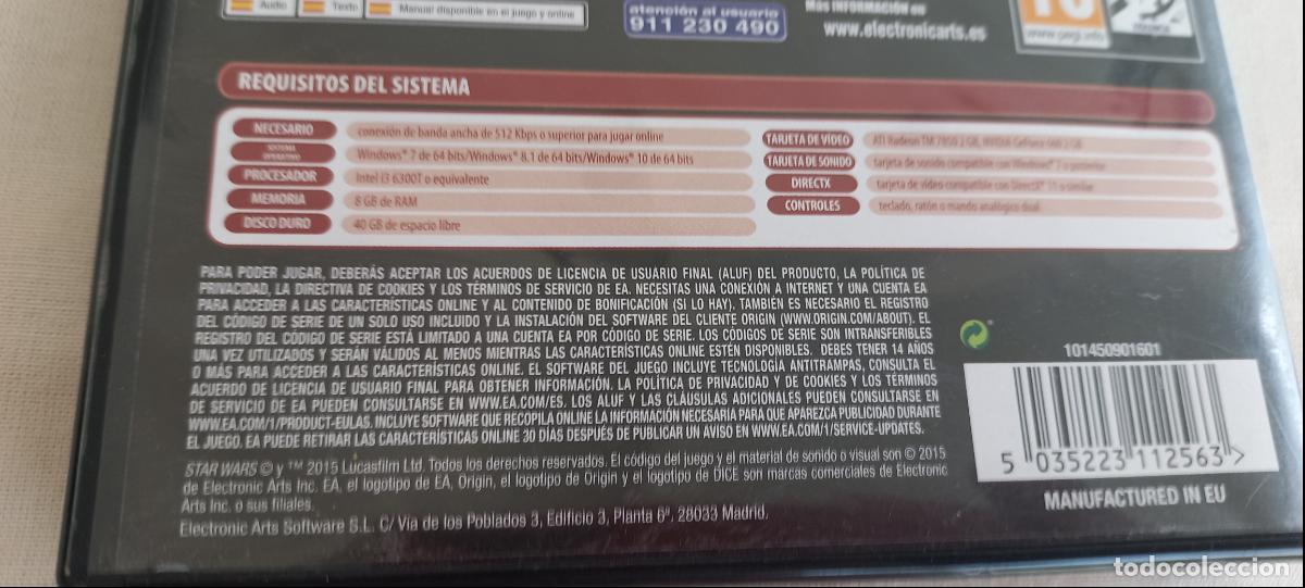 Videojuegos y consolas: STAR WARS. BATTLEFRONT PC-DVD JUEGO. 4 DISCOS. - Foto 6
