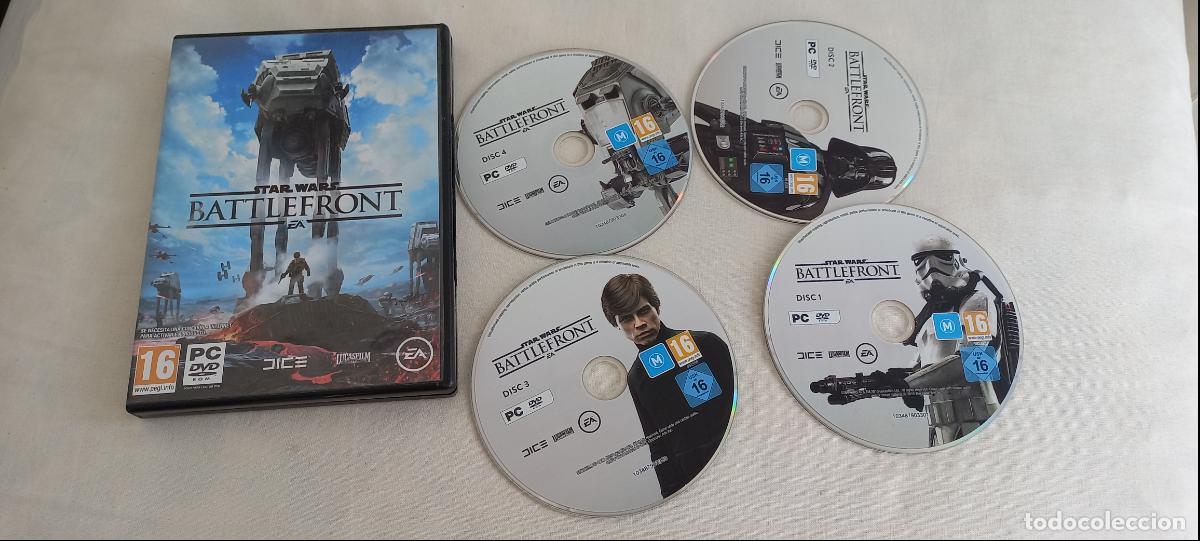 Videojuegos y consolas: STAR WARS. BATTLEFRONT PC-DVD JUEGO. 4 DISCOS. - Foto 1