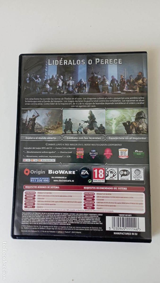 Videojuegos y consolas: Dragon Age Inquisition - Videojuego PC - Foto 2