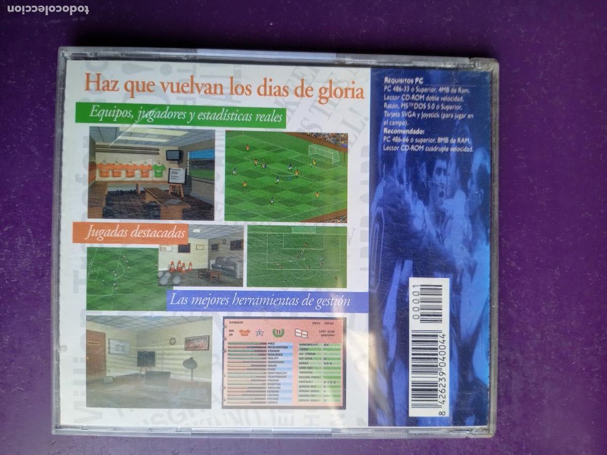 Videojuegos y consolas: PLAYER MANAGER 2 - PC CD ROM SIN USO - ANCO 1996 - - Foto 2