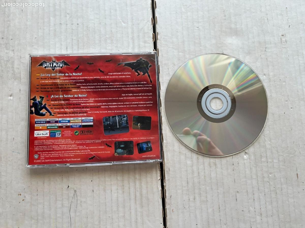 Videojuegos y consolas: BATMAN VENGEANCE - PC CD ROM KREATEN - Foto 2