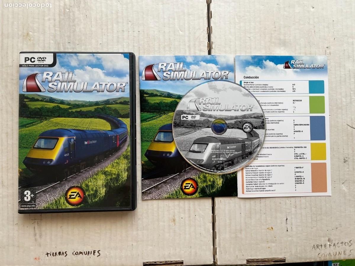 Videojuegos y consolas: RAIL SIMULATOR TRAIN - PC DVD KREATEN - Foto 1