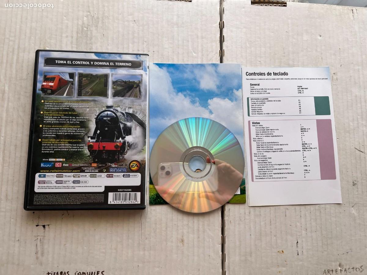 Videojuegos y consolas: RAIL SIMULATOR TRAIN - PC DVD KREATEN - Foto 2