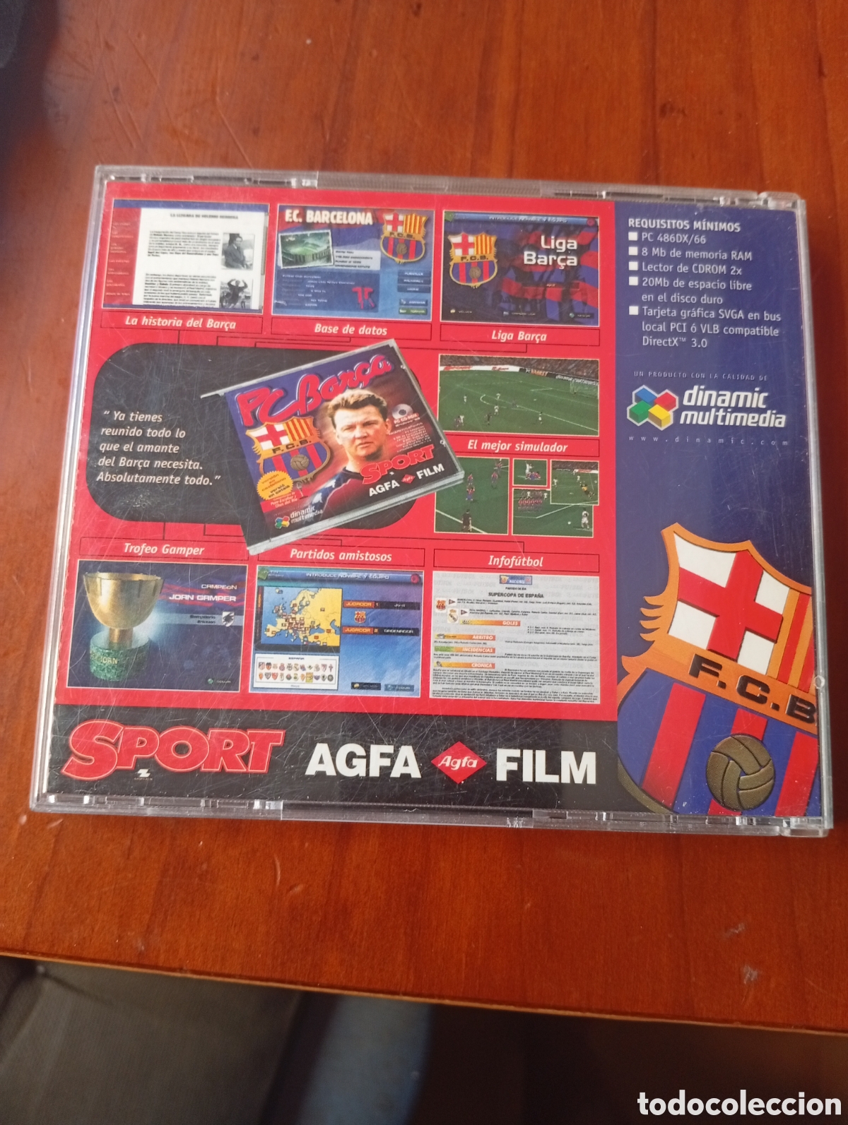 Videojuegos y consolas: CD-ROM - PC BAR&Ccedil;A PROMOCIONAL SPORT - Foto 2