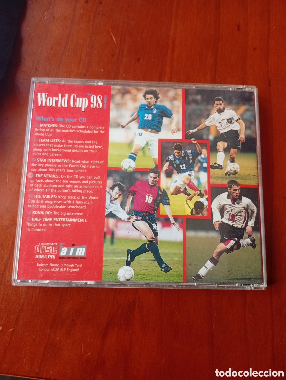 Videojuegos y consolas: CD-ROM - PC JUEGO WORLD CUP 98 - Foto 2