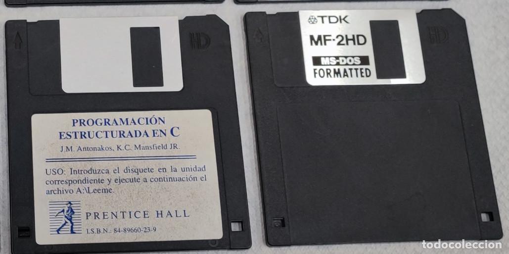 Videojuegos y consolas: LOTE DE 8 DISQUETES PC, PROGRAMACION ESTRUCTURADA EN C, DISCO DE ARRANQUE, ETC. - Foto 4