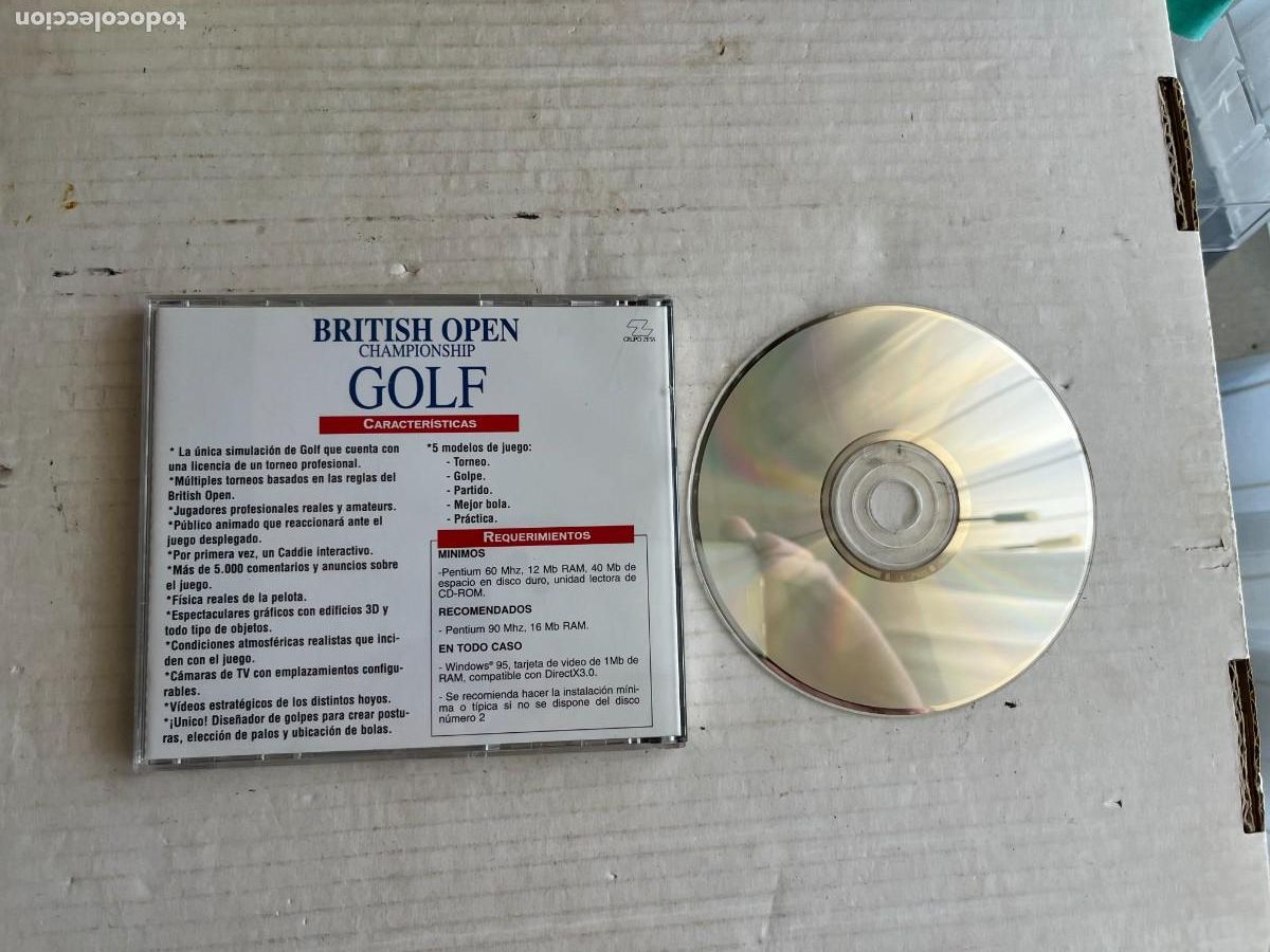 Videojuegos y consolas: BRITISH OPEN GOLF - PC CD KREATEN - Foto 2