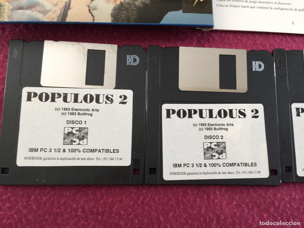 Videojuegos y consolas: JUEGO PC POPULOUS II - IBM 3,5 - Foto 4