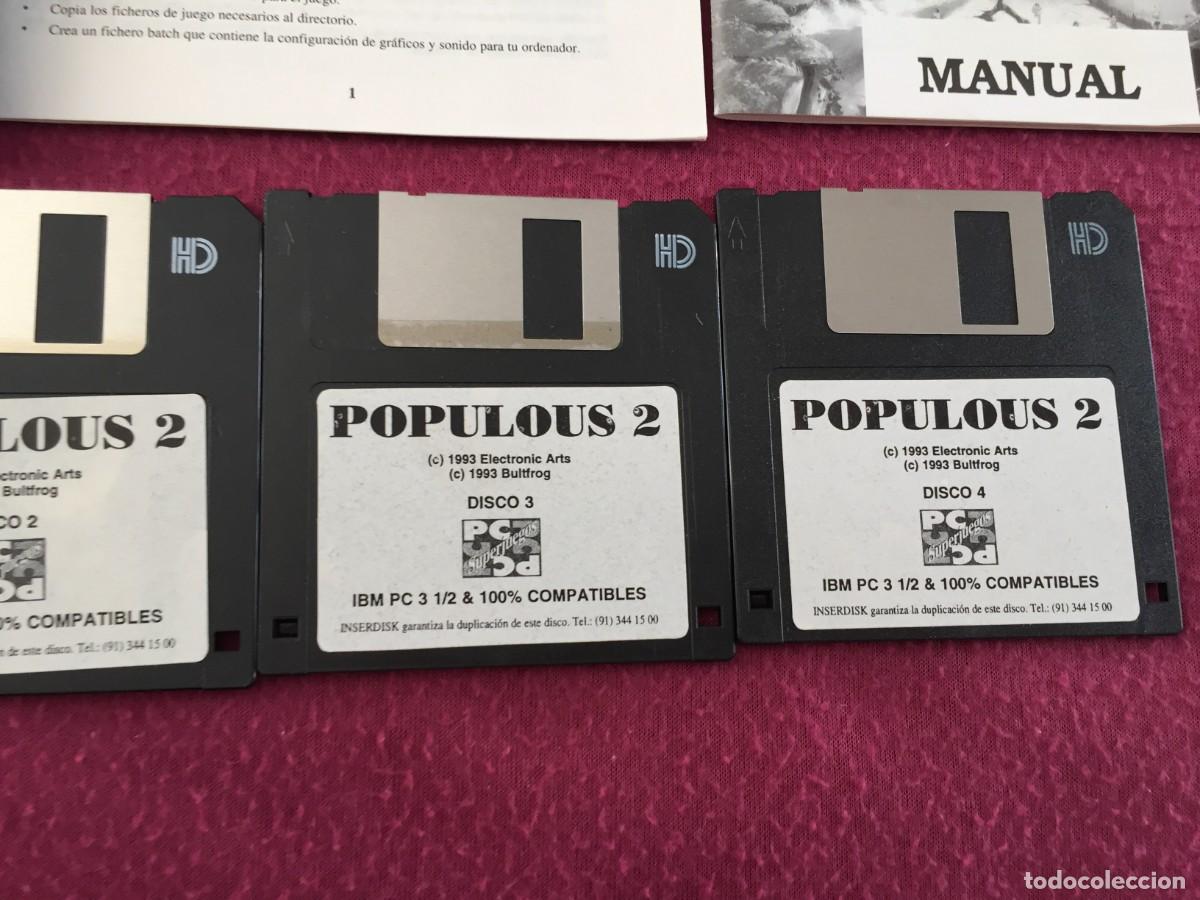 Videojuegos y consolas: JUEGO PC POPULOUS II - IBM 3,5 - Foto 5