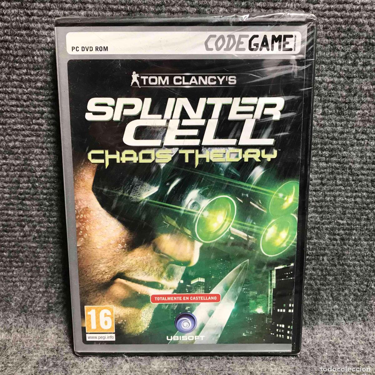 Videojuegos y consolas: SPLINTER CELL CHAOS THEROY NUEVO PRECINTADO PC - Foto 1