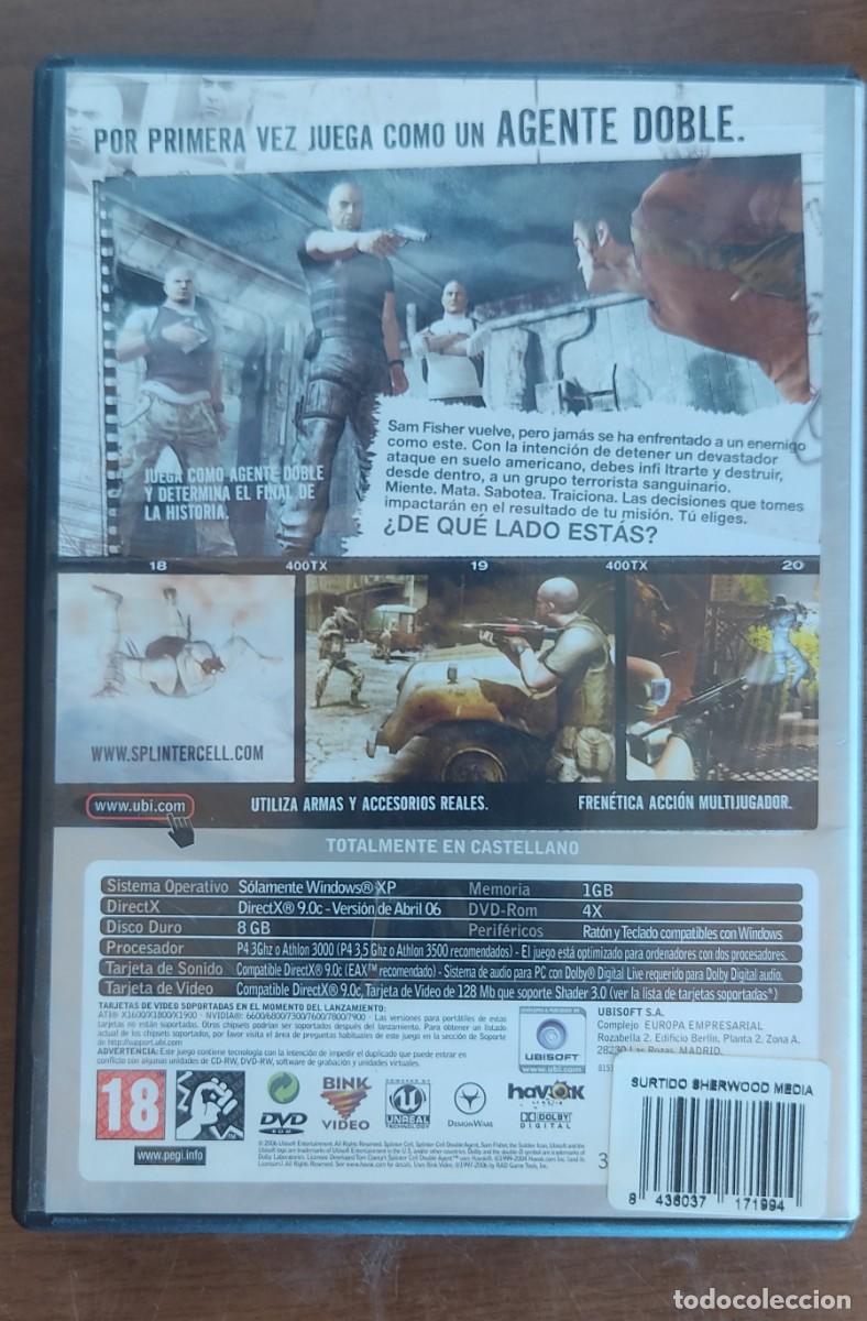 Videojuegos y consolas: Juego pc Tom Clancys splinter cell de ubisoft - Foto 2