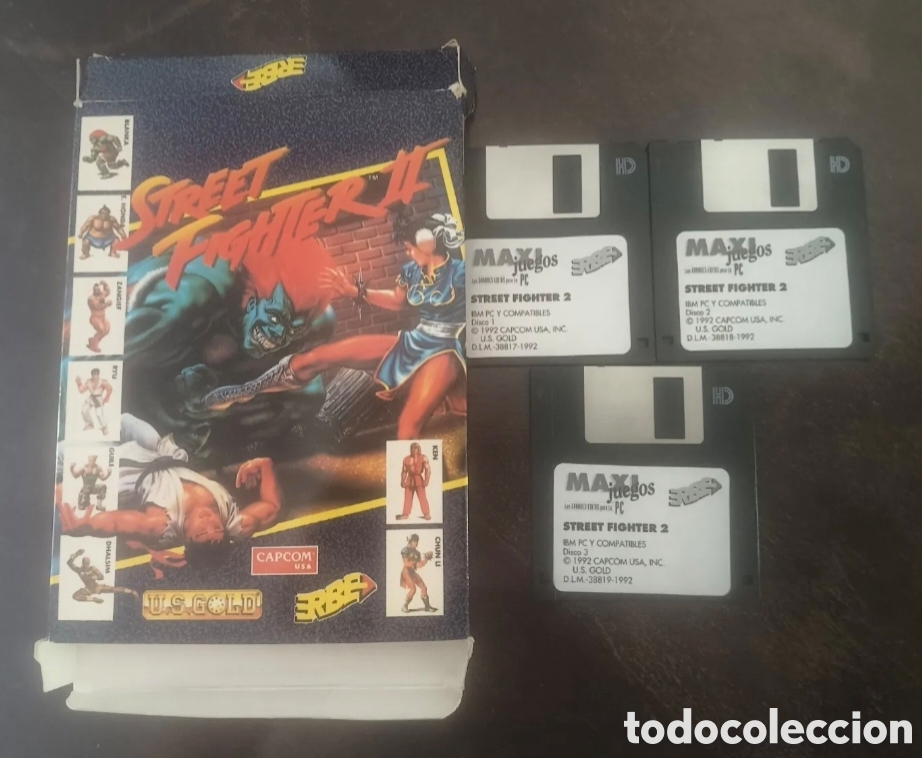 Videojuegos y consolas: STREET FIGHTER II Juego para PC Erbe Capcom 1992 - Foto 1