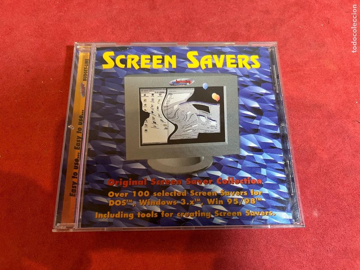 Videojuegos y consolas: CD-ROM Screen Savers &ndash; colecci&oacute;n +100 salvapantallas retro vintage PC a&ntilde;os 90