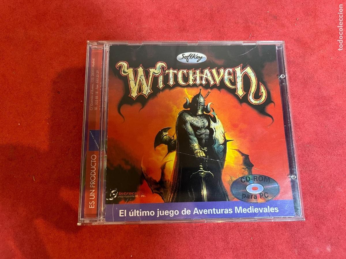 Videojuegos y consolas: CD-ROM SofiKey Witchaven &ndash; juego aventuras medievales 3D retro 1996